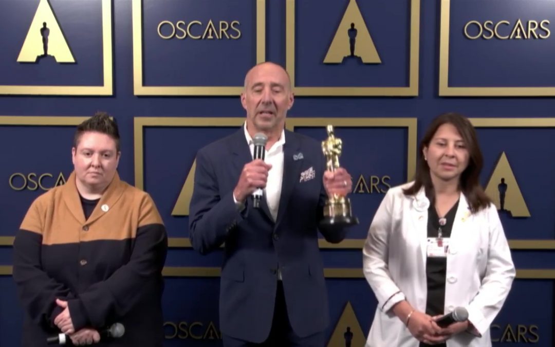 MPTF Backstage at the Oscars