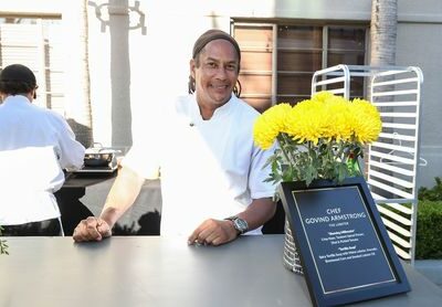 Chef Govind Armstrong at MPTF's 100th Anniversary Celebration