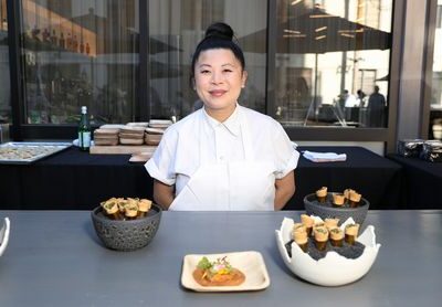 Chef Mei Lin at MPTF's 100th Anniversary Celebration