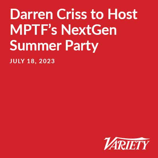 Darren Criss to Host MPTF’s NextGen Summer Party