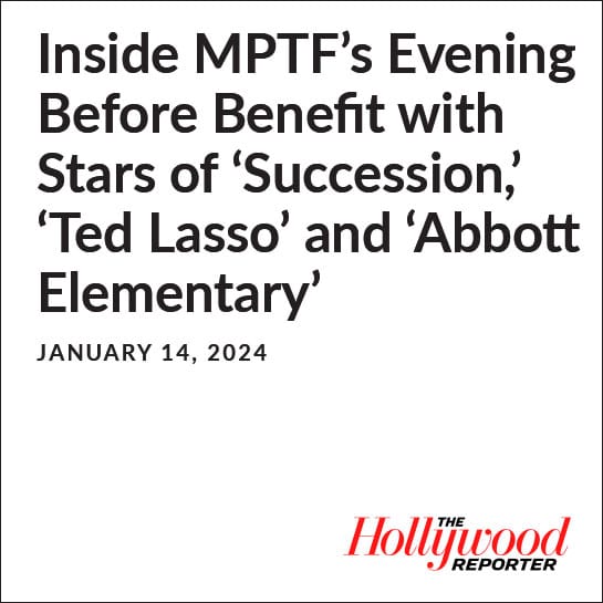 Inside mptf's evening before benefit with stars of success and ted elementary.