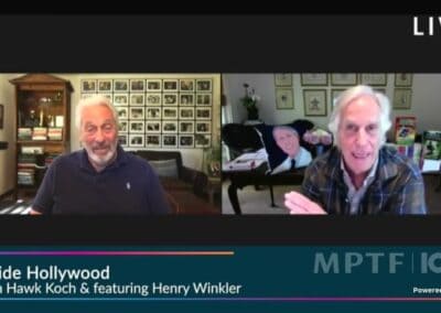 Henry Winkler; Inside Hollywood With Hawk Koch (bq) Henry Winkler & Hawk Koch
