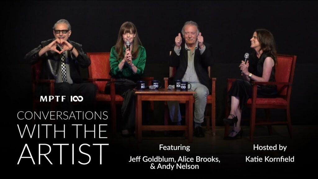 Conversations With The Artist; Wicked For Good With Jeff Goldblum, Alice Brooks, & Andy Nelson (bq)