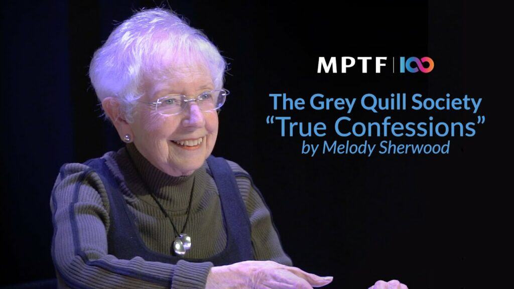 The Grey Quill Society Live; True Confessions By Melody Sherwood (bq)