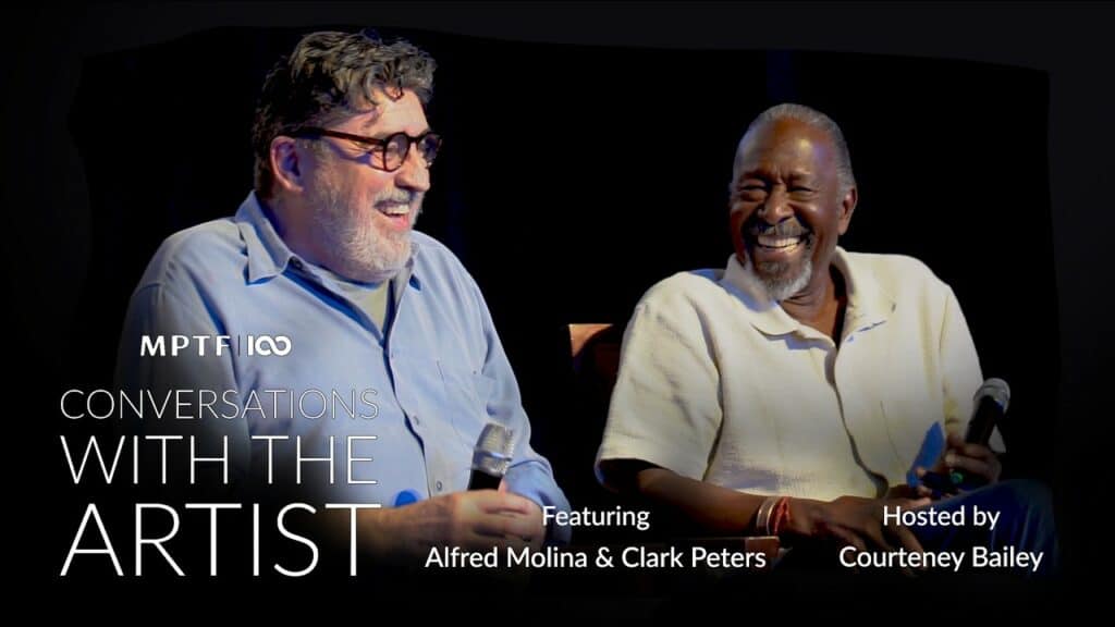 Conversations With The Artist; Alfred Molina & Clarke Peters (bq)